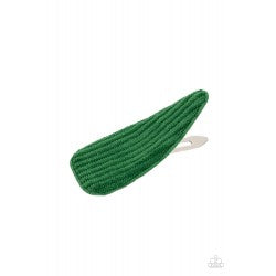 A Finishing Touch Colorfully Corduroy- Green Hair Clip