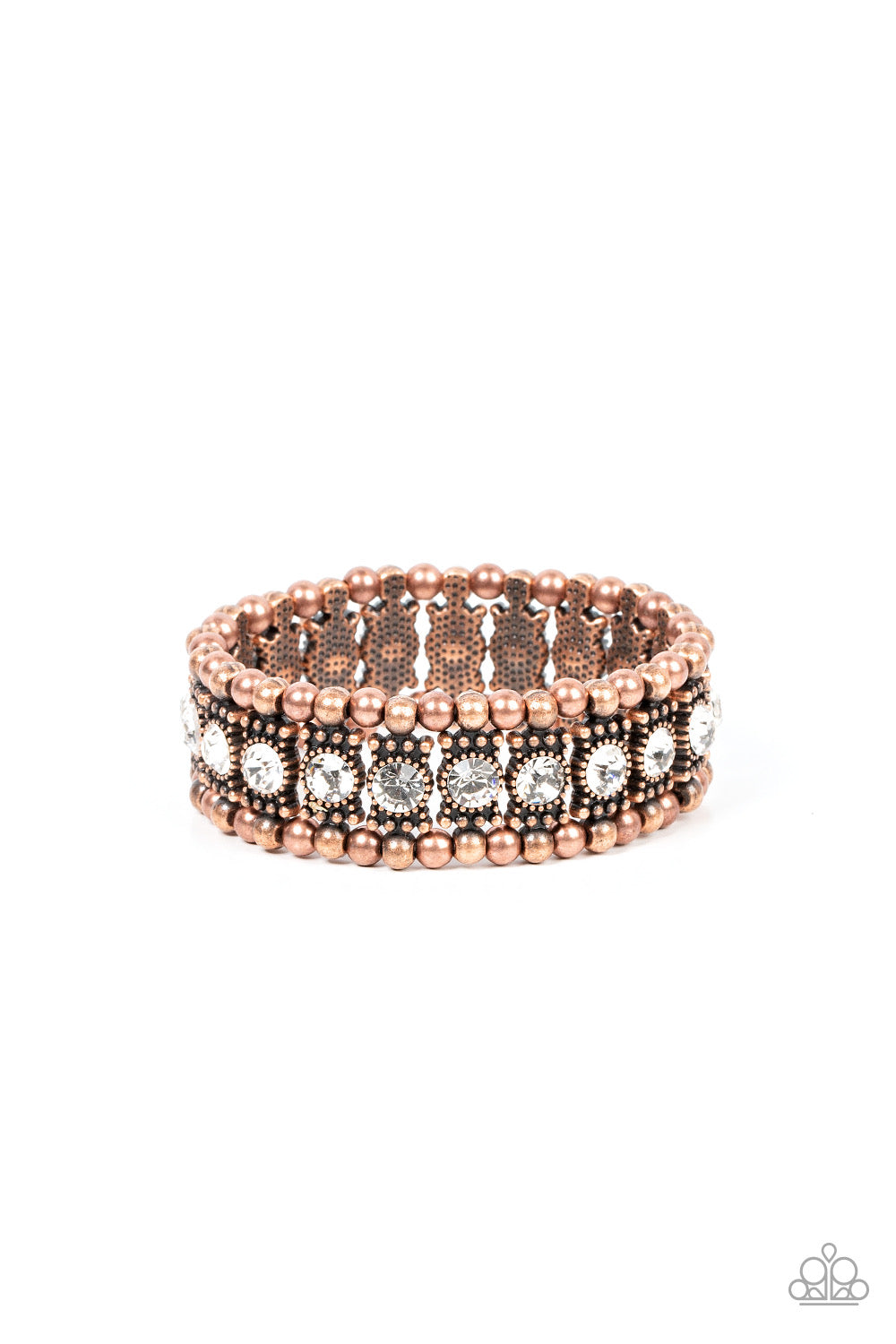 Paparazzi Ritzy Reboot - Copper Bracelet - A Finishing Touch Jewelry