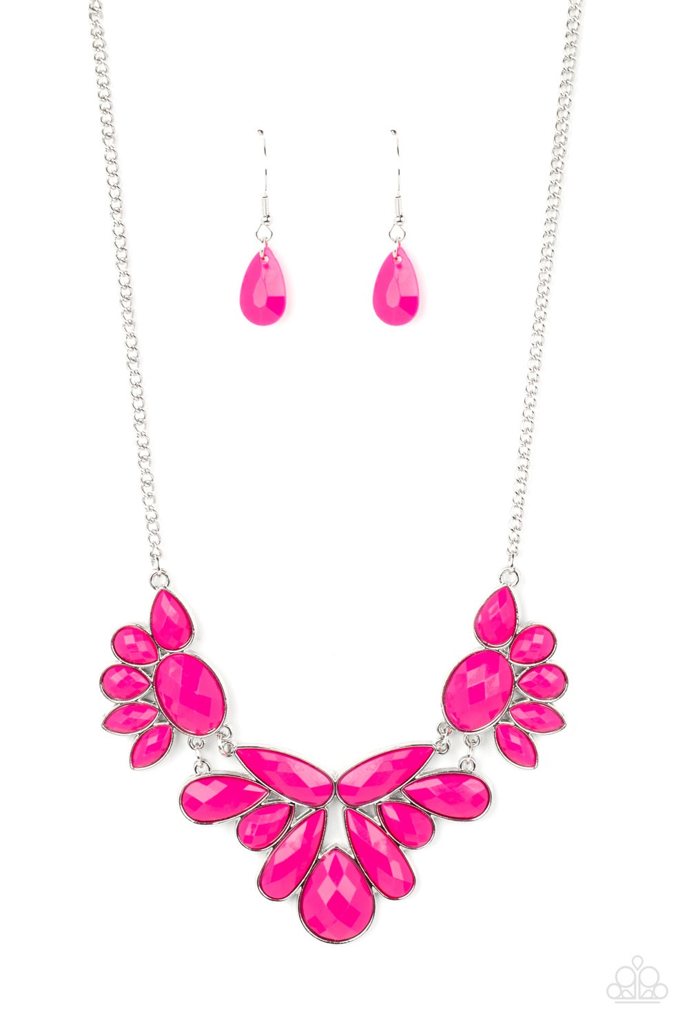 Paparazzi A Passing FAN-cy - Pink Necklace