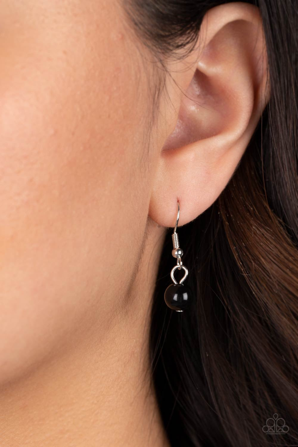 Paparazzi Brilliant Ballerina - Black Necklace -Paparazzi Jewelry Images