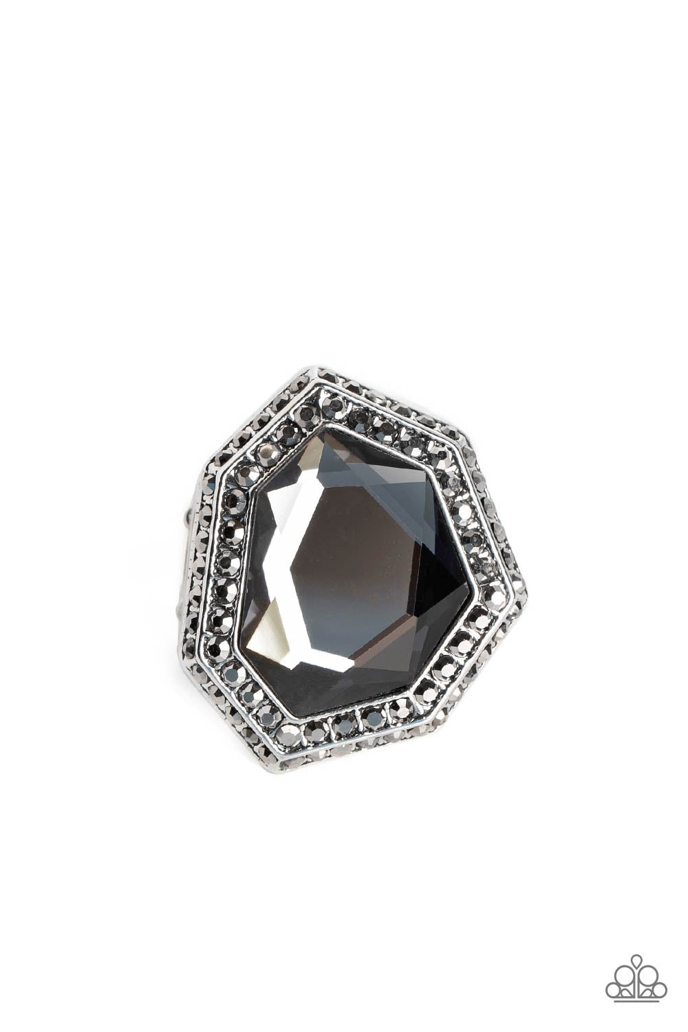Paparazzi Smoldering Sass - Silver Ring-Paparazzi-Jewelry Images