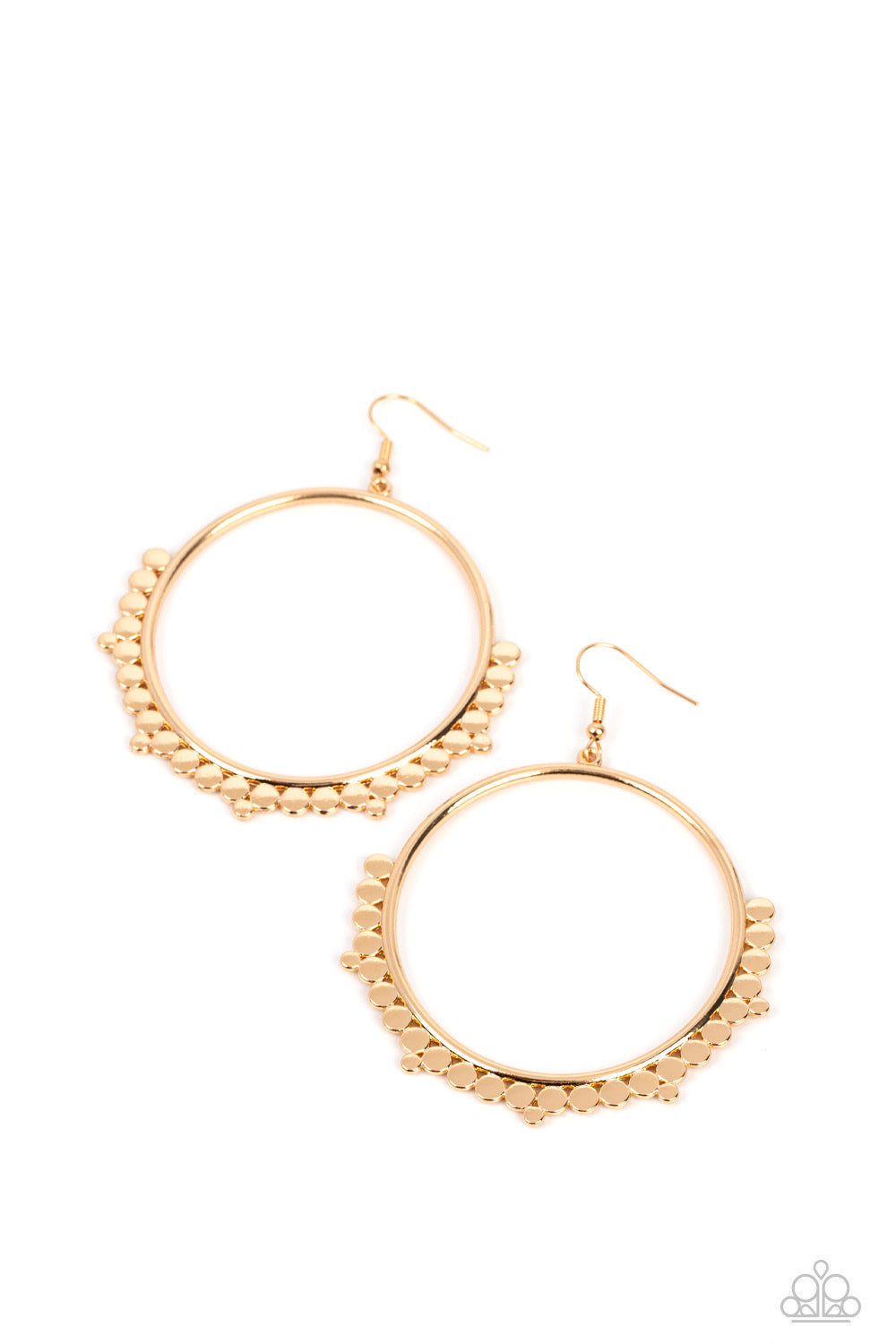 Paparazzi Ultra Untamable - Gold Earrings -Paparazzi Jewelry Images