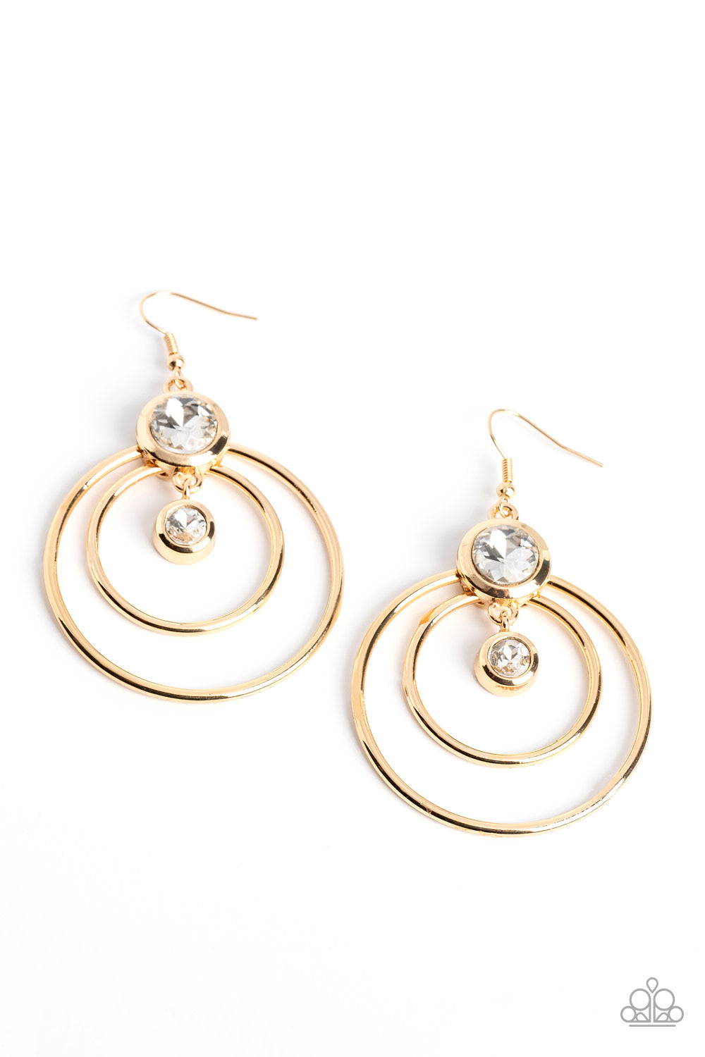 A Finishing Touch Dapperly Deluxe - Gold Earrings