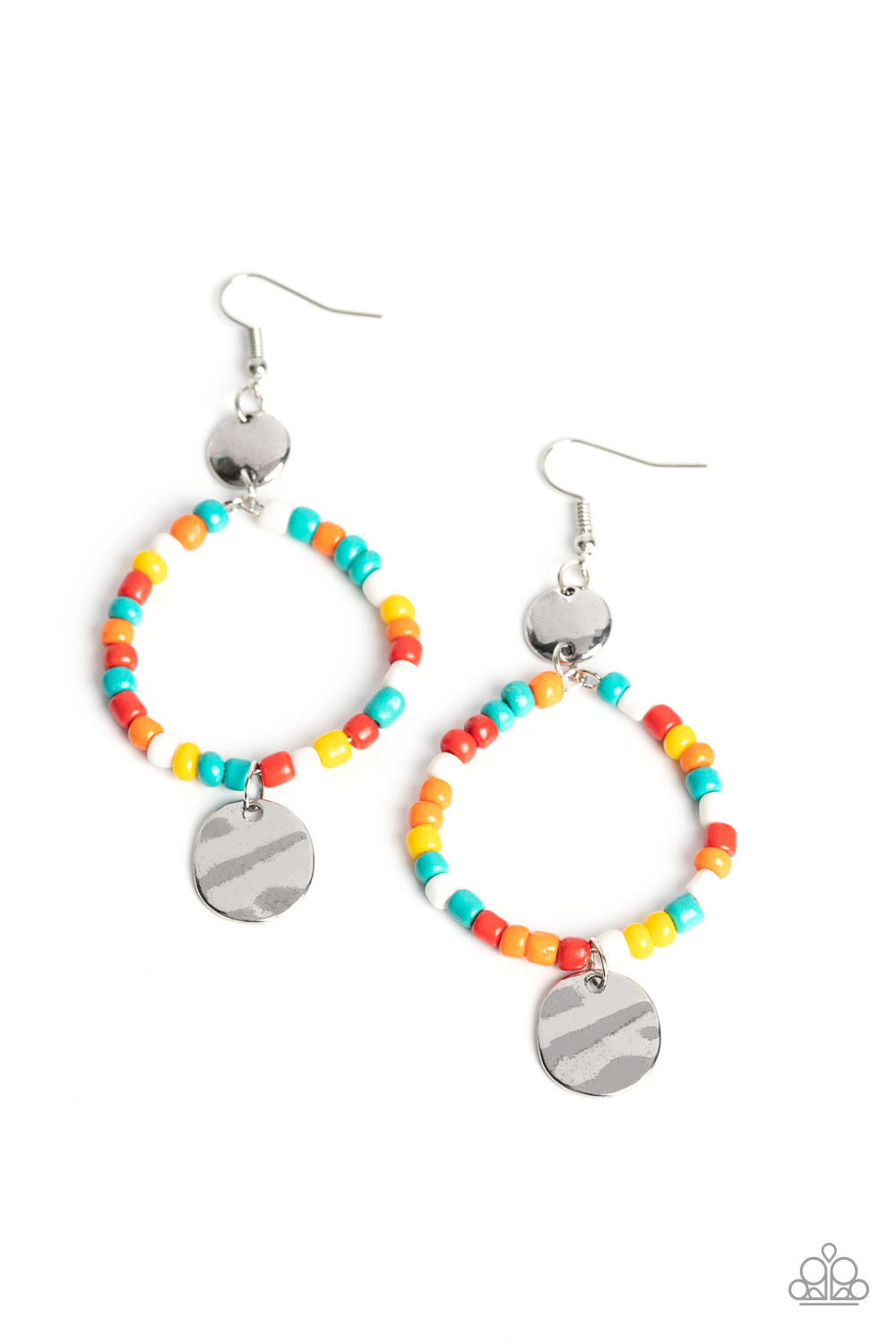 Paparazzi Cayman Catch - Multi Earrings -Paparazzi Jewelry Images