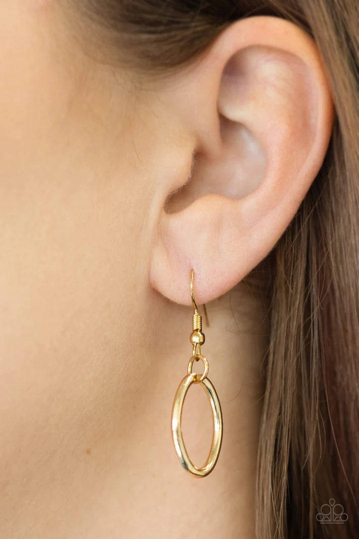 A Finishing Touch Metallic Maverick - Gold Necklace