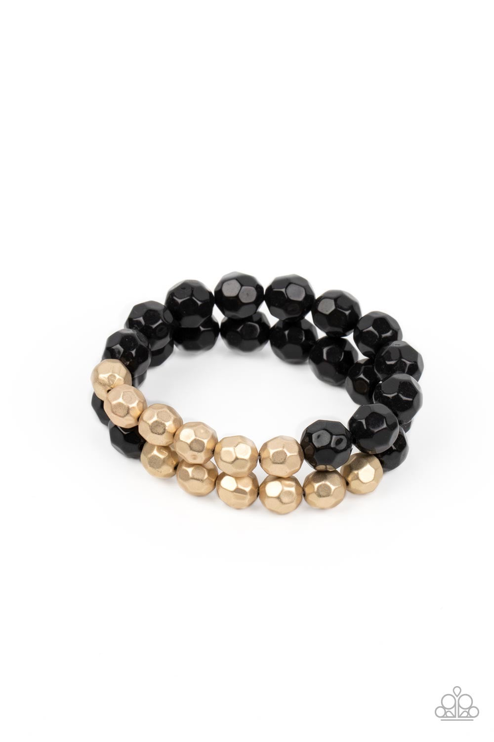 A Finishing Touch Grecian Glamour - Black Bracelet