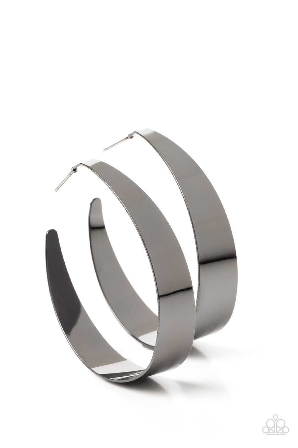 Paparazzi Flat Out Fashionable - Black Earrings -Paparazzi Jewelry Images