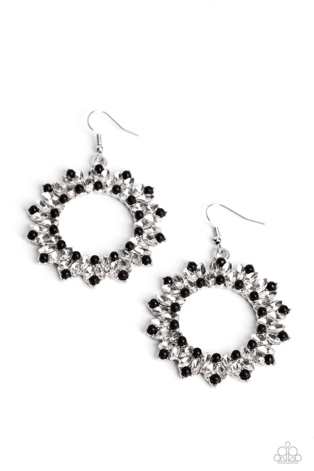 A Finishing Touch Combustible Couture - Black Earrings