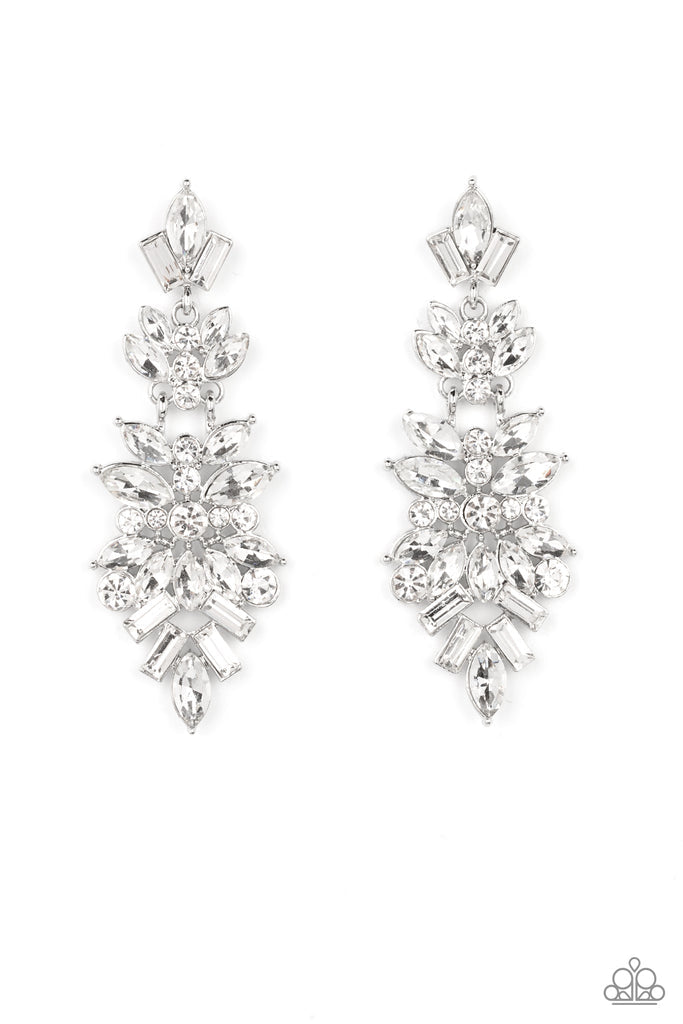 A Finishing Touch Frozen Fairytale - White Earrings