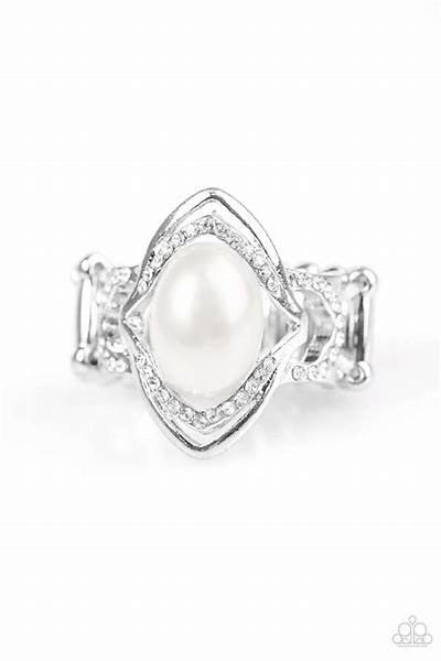 A Finishing Touch Positively Posh - White Ring