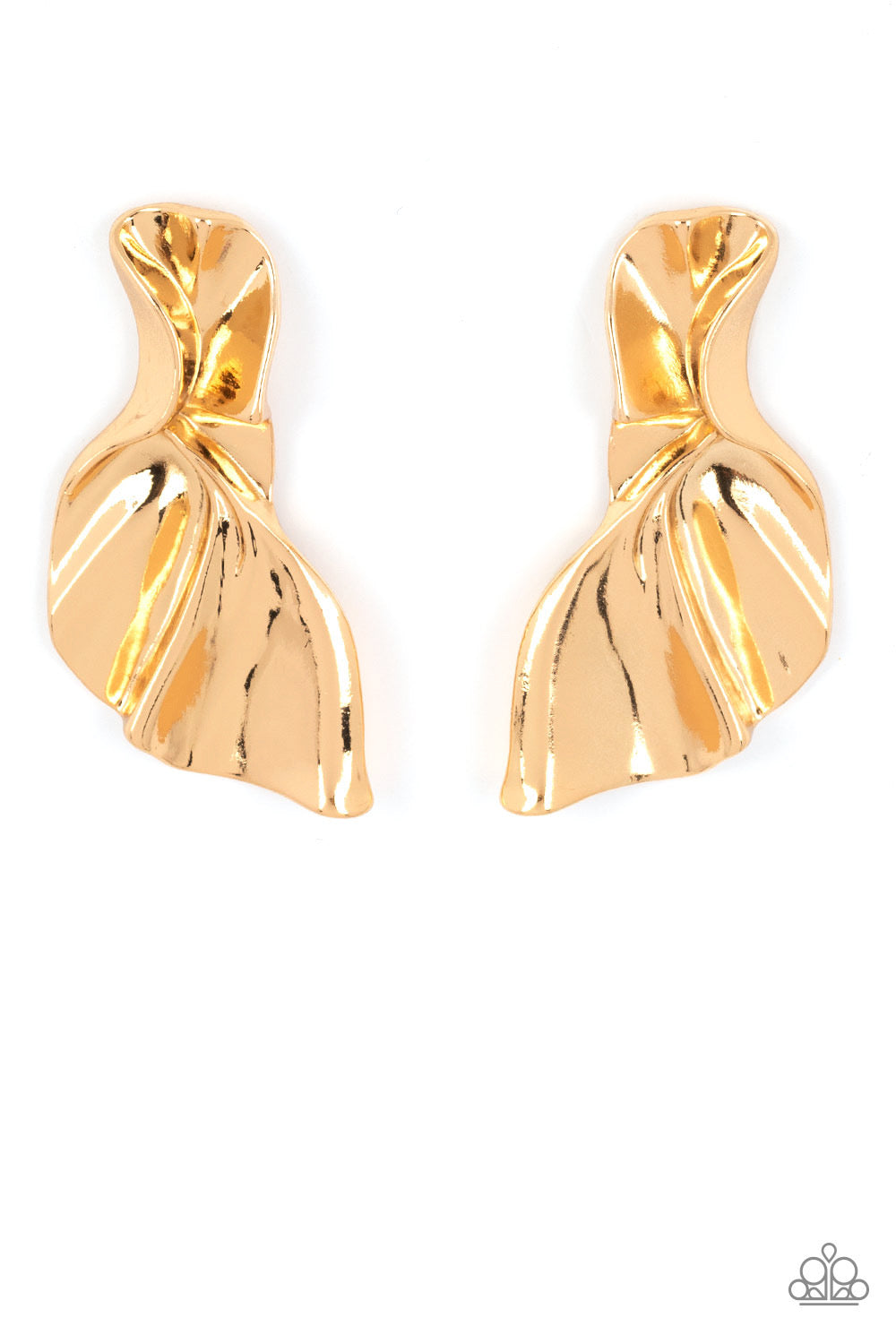 A Finishing Touch METAL-Physical Mood - Gold Earrings