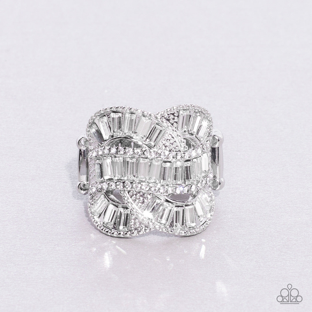 A Finishing Touch Six-Figure Flex - White Ring-October 2022 Life of the Party