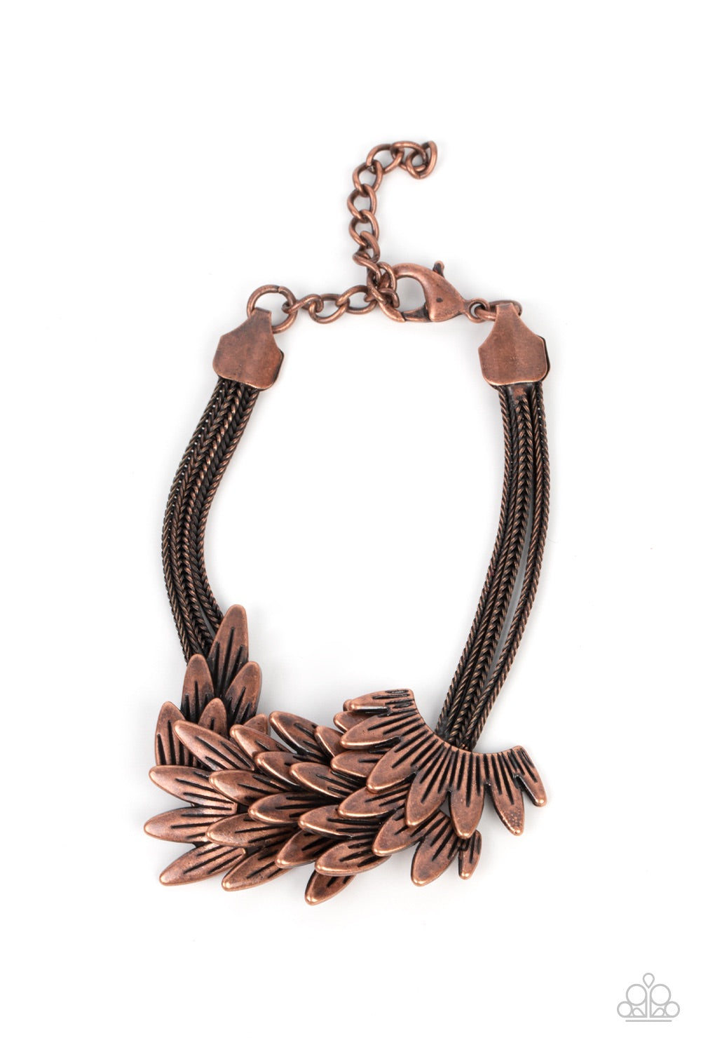 BOA and Arrow - Paparazzi Copper Bracelet-Paparazzi Jewelry Images