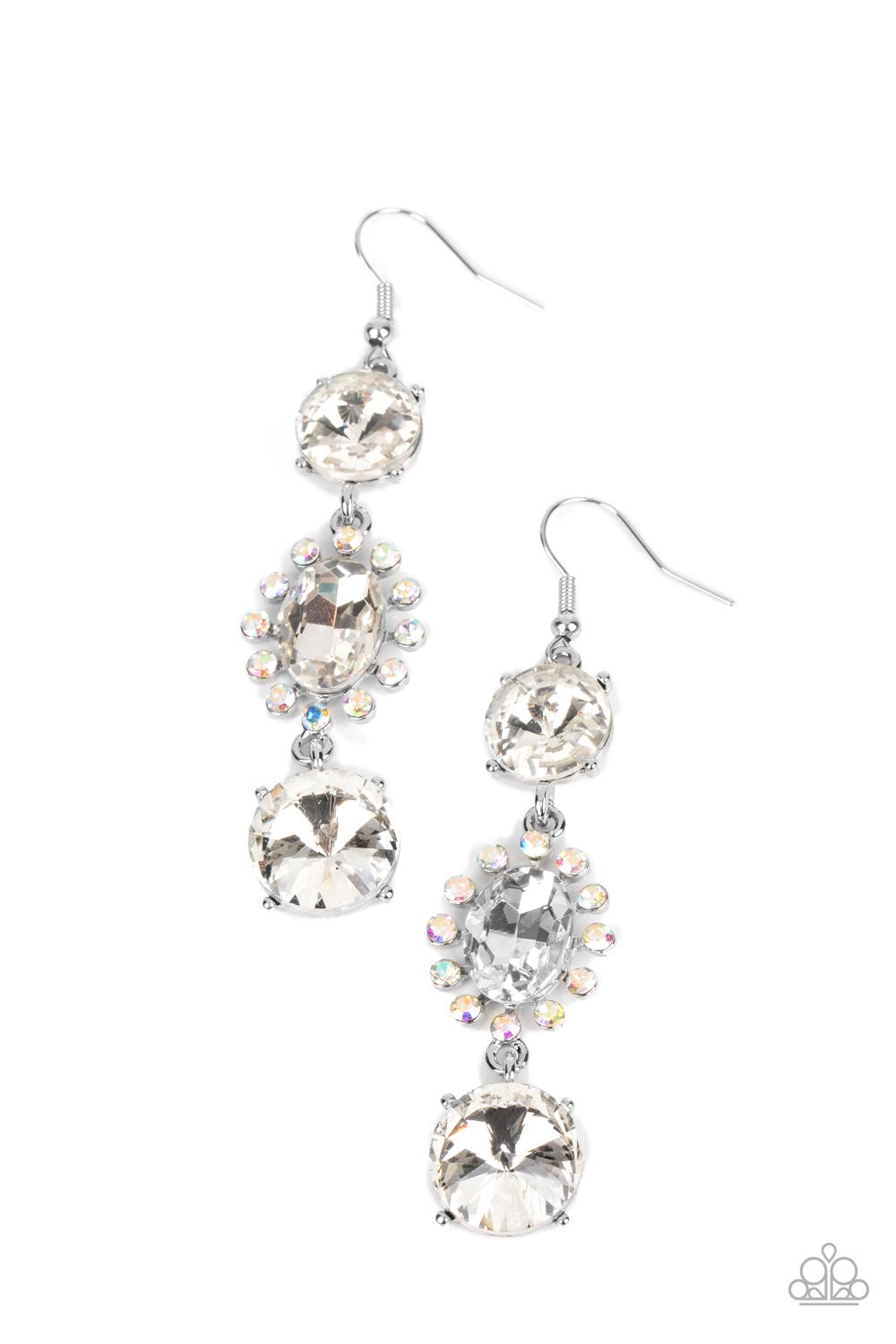 A Finishing Touch Magical Melodrama - White Earrings