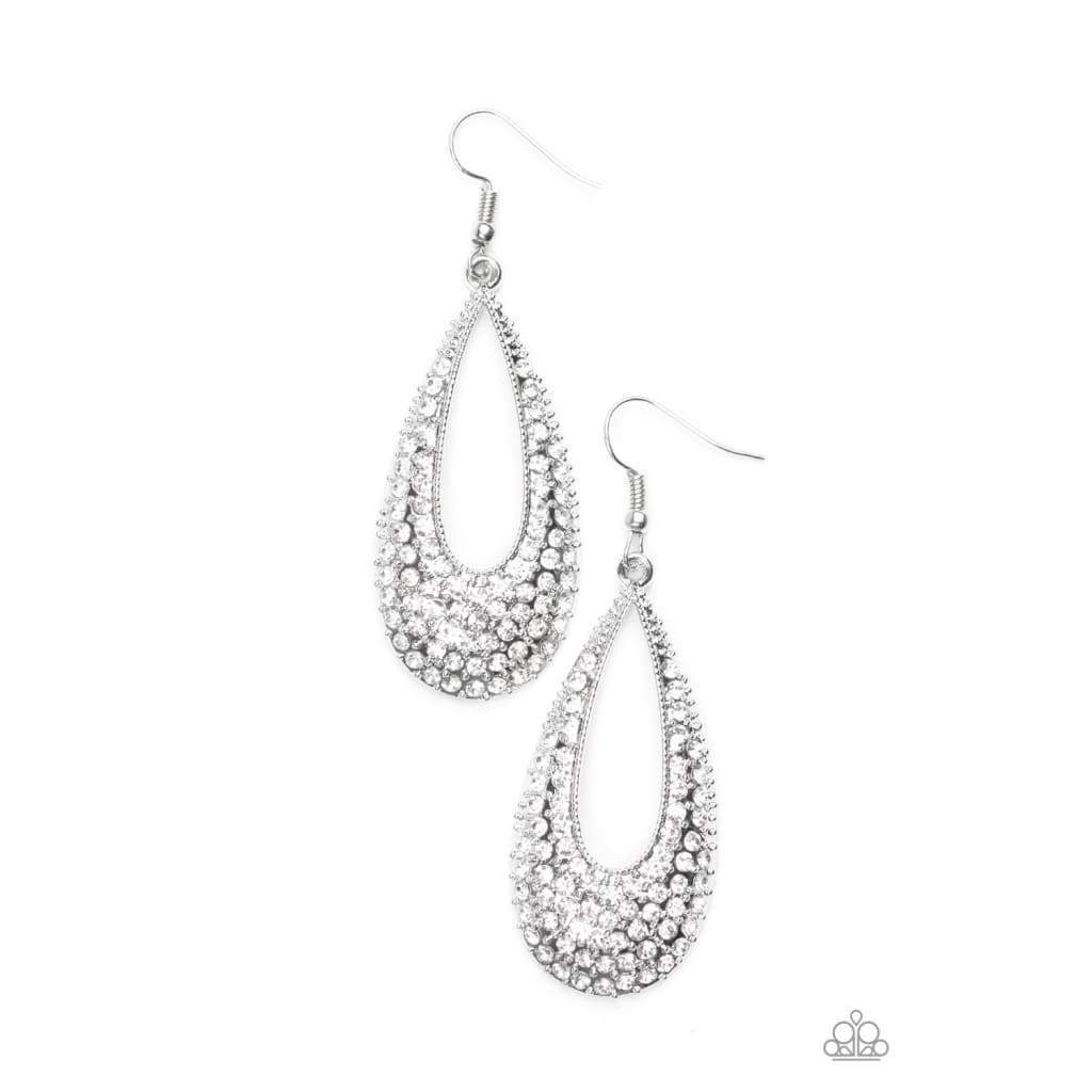 Paparazzi Big-Time Spender - White - A Finishing Touch