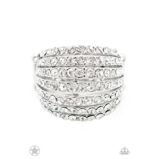 Paparazzi Blinding Brilliance - White - A Finishing Touch