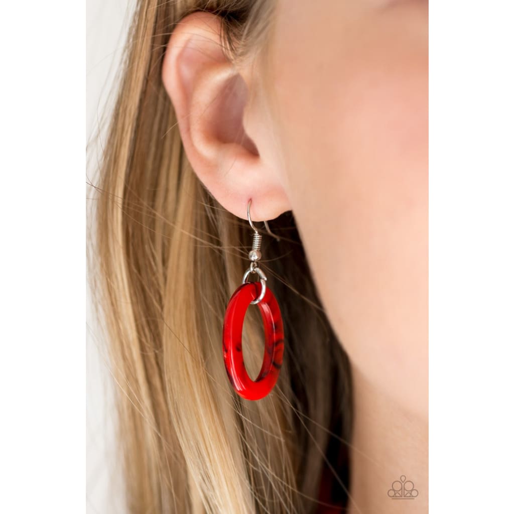 Paparazzi Chromatic Charm - Red - A Finishing Touch