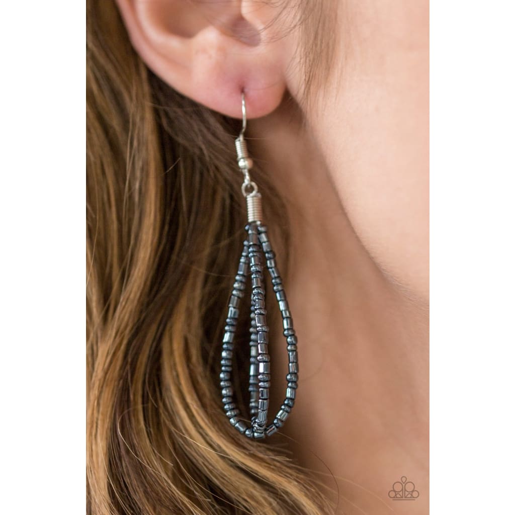 Paparazzi Ice Storm - Blue - A Finishing Touch