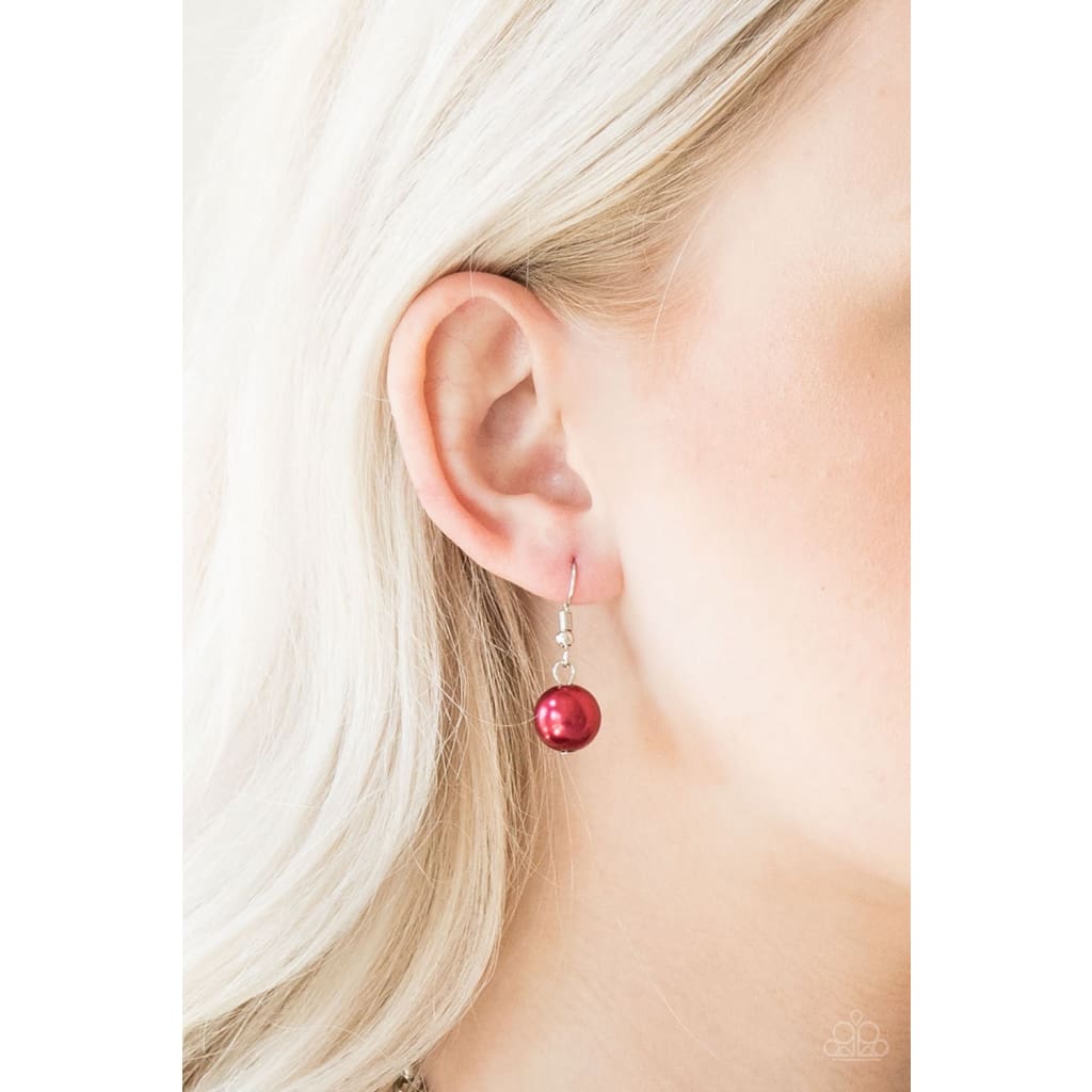 Paparazzi The Upstater Red - A Finishing Touch