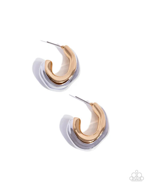 Paparazzi Metallic Multicolored - Multi Earrings - September