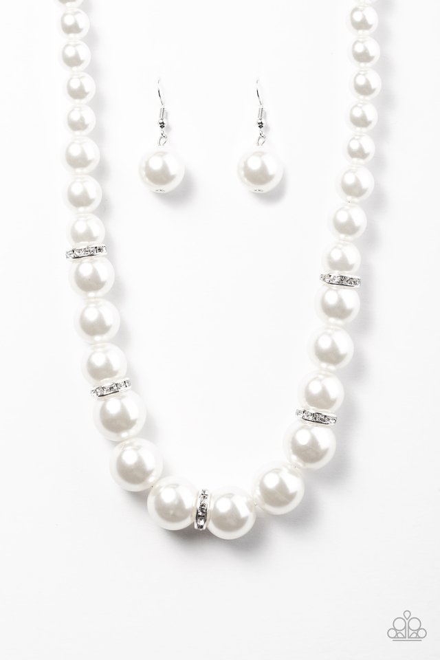 Paparazzi You Had Me At Pearls - White Necklaces