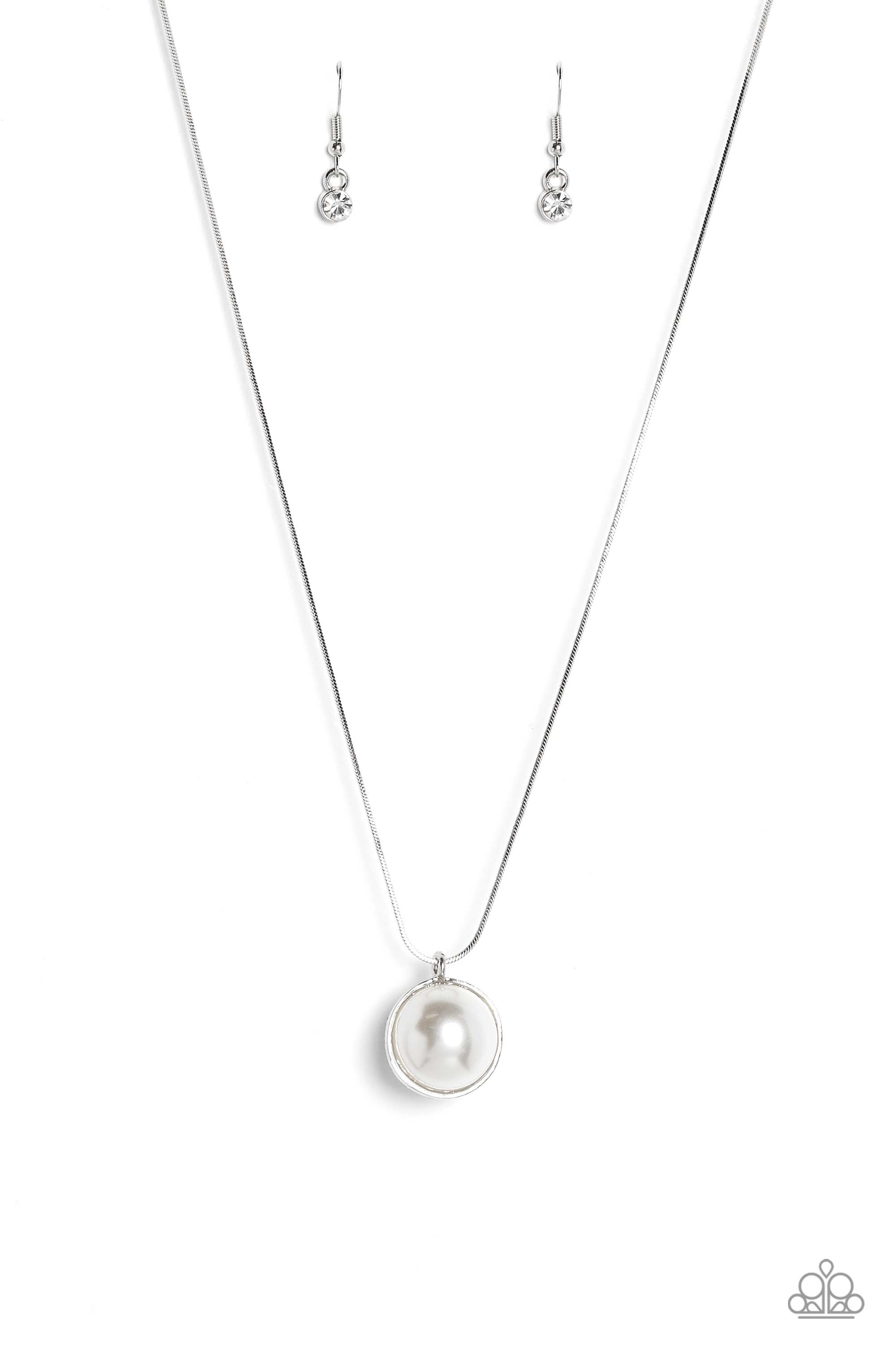 A Finishing Touch Haute Hybrid - White Necklace