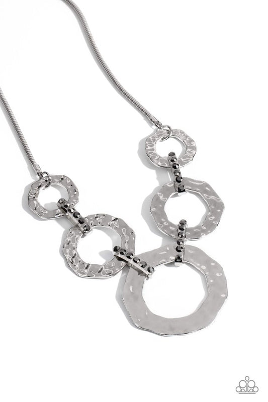 A Finishing Touch Rounded Redux - Silver Necklace