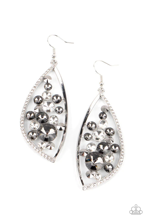 Paparazzi  Sweetly Effervescent - Silver  Earrings