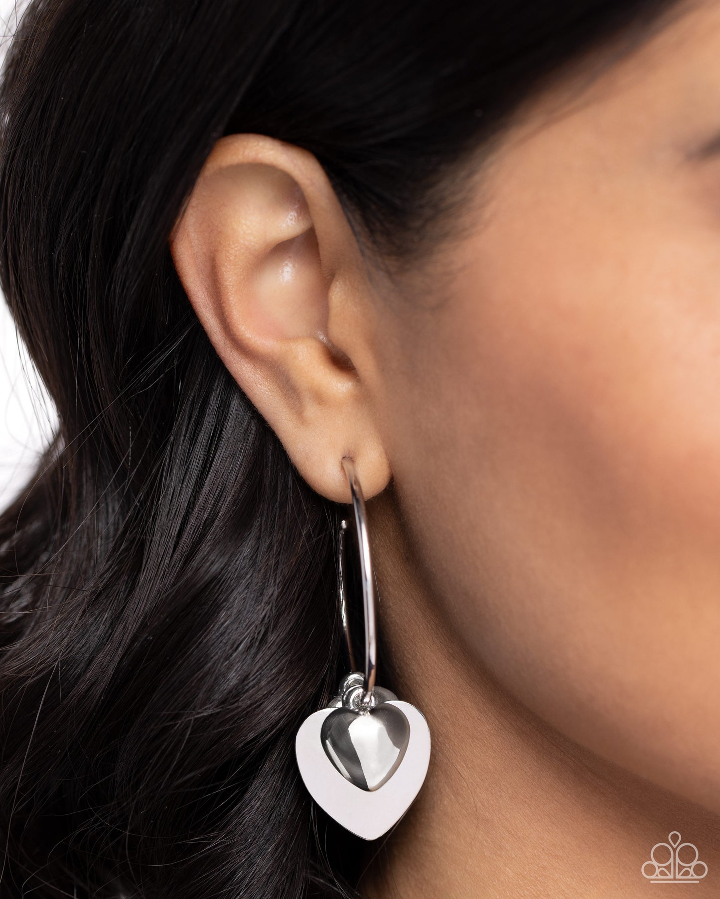 A Finishing Touch Casually Crushing - Silver Earrings