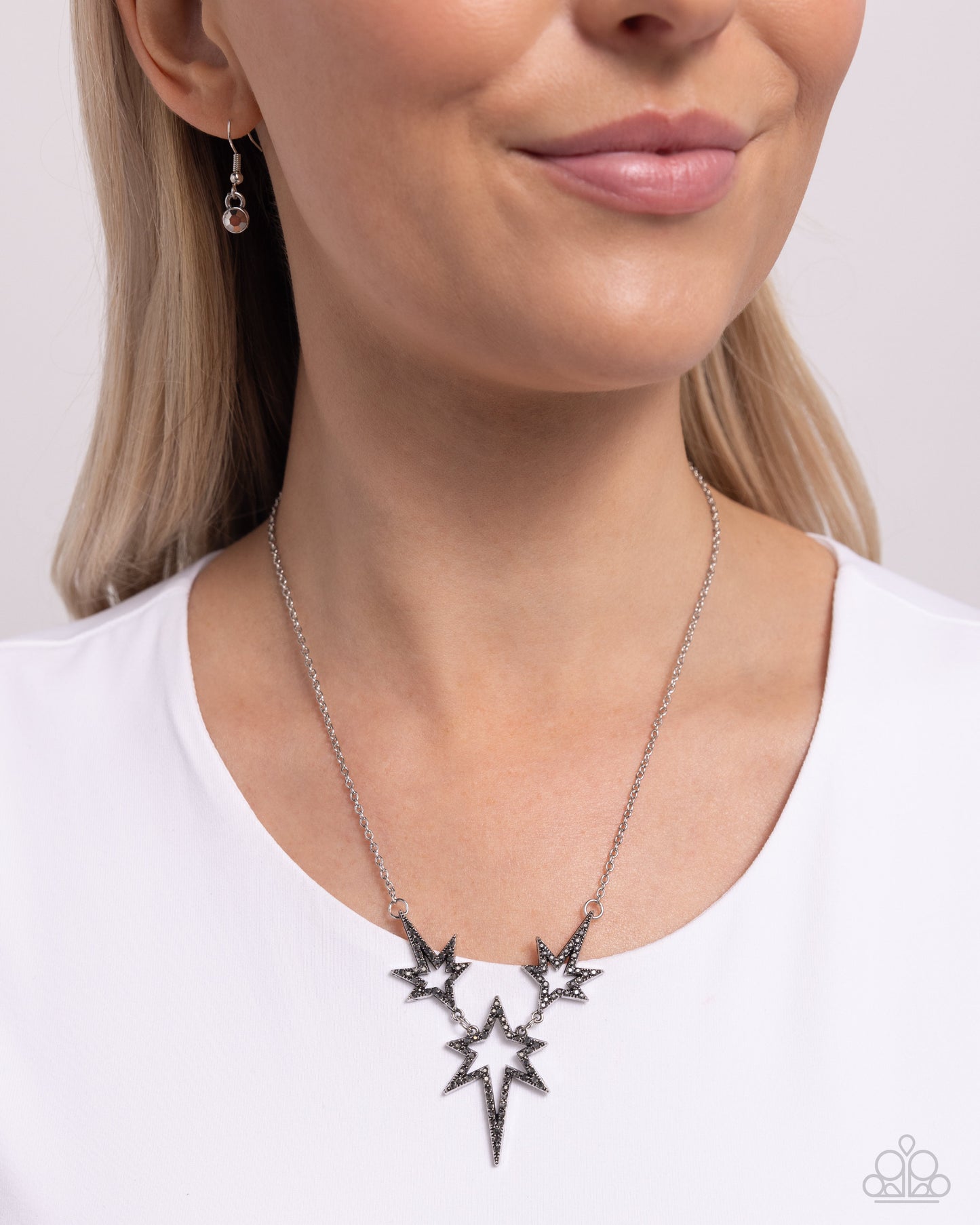 A Finishing Touch Explosive Exhibit - Silver Necklace