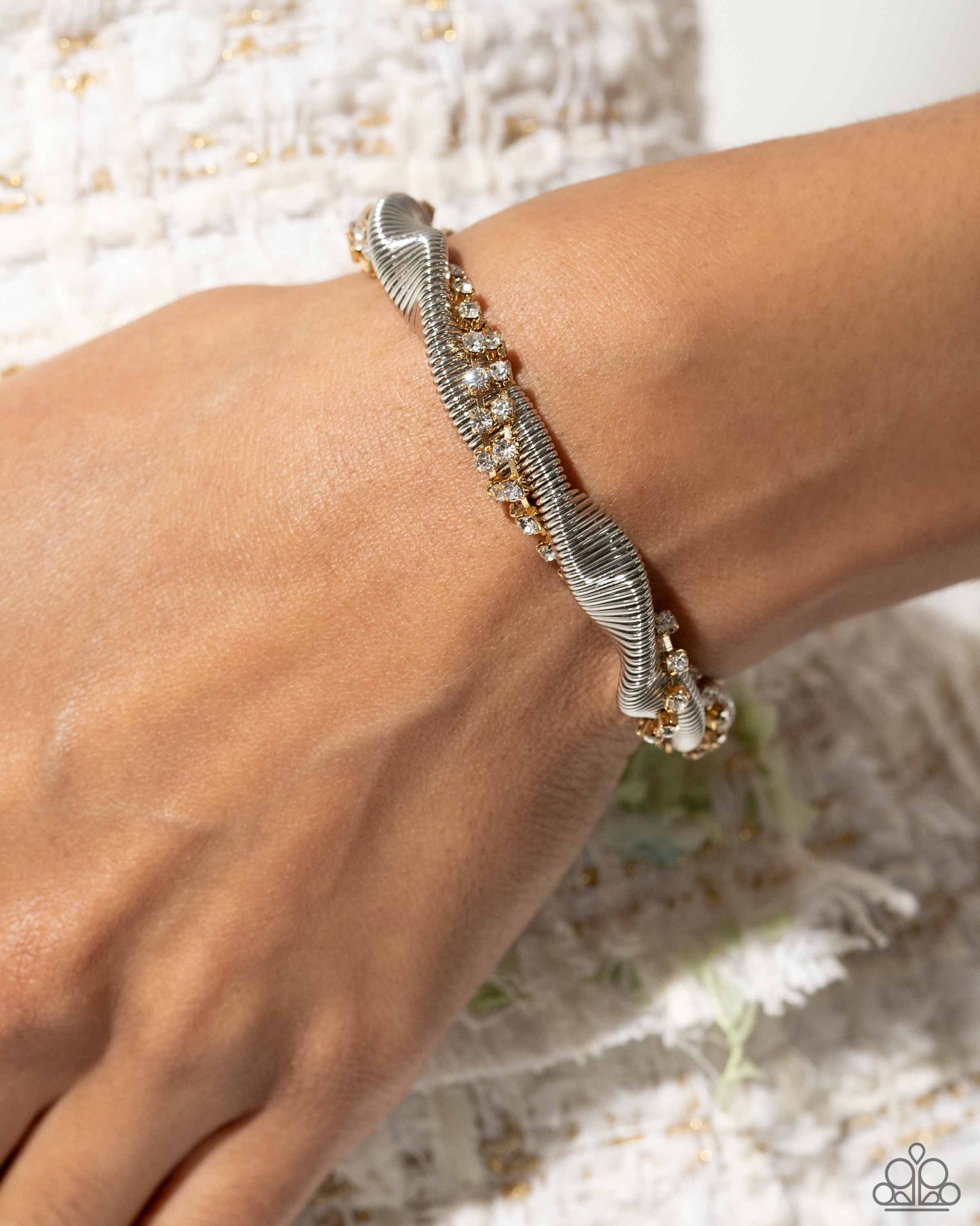 A Finishing Touch Candid Coils - Multi Necklace and Coiled Champion - Multi Bracelet Set