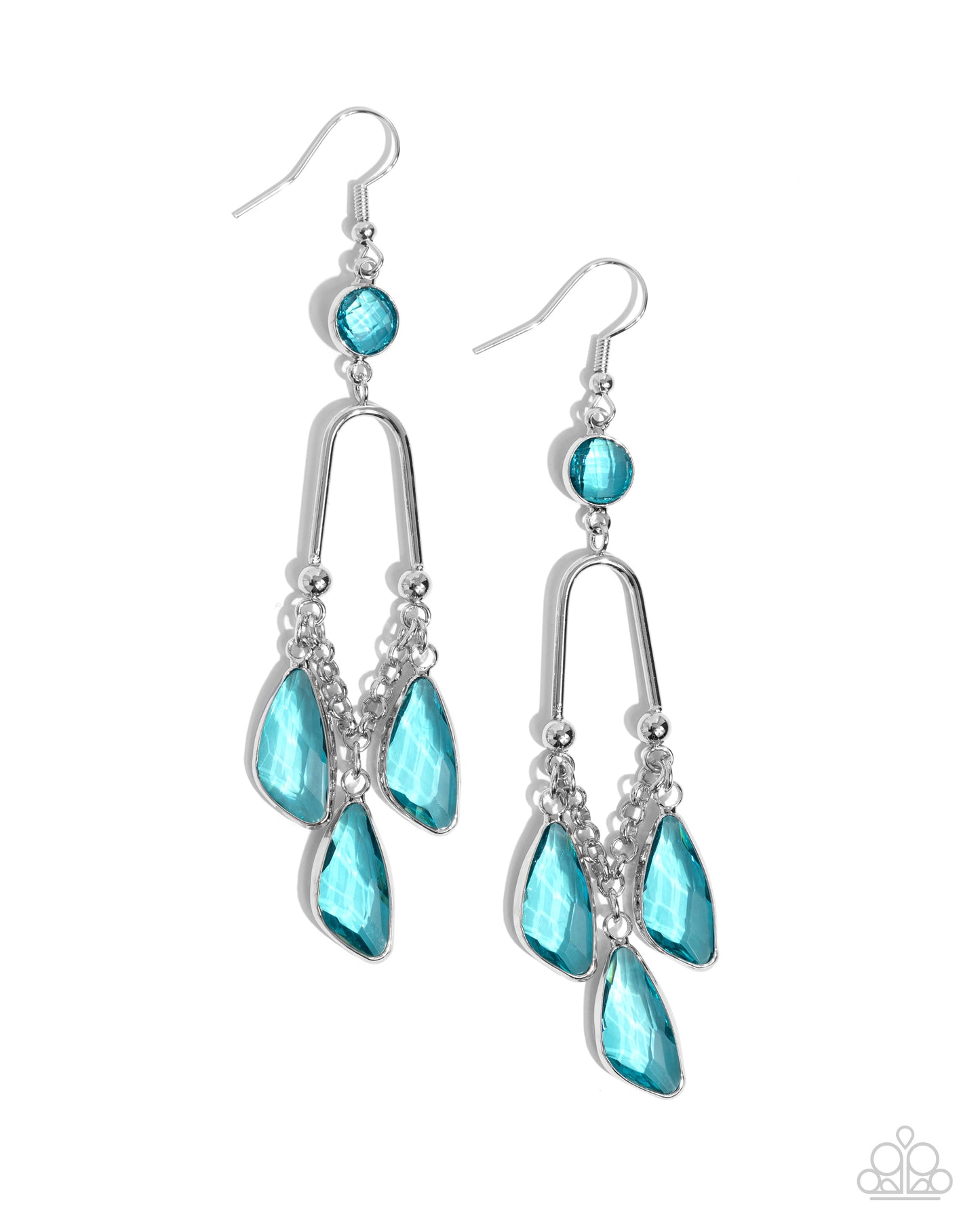 A Finishing Touch Winged Wardrobe - Blue Earring