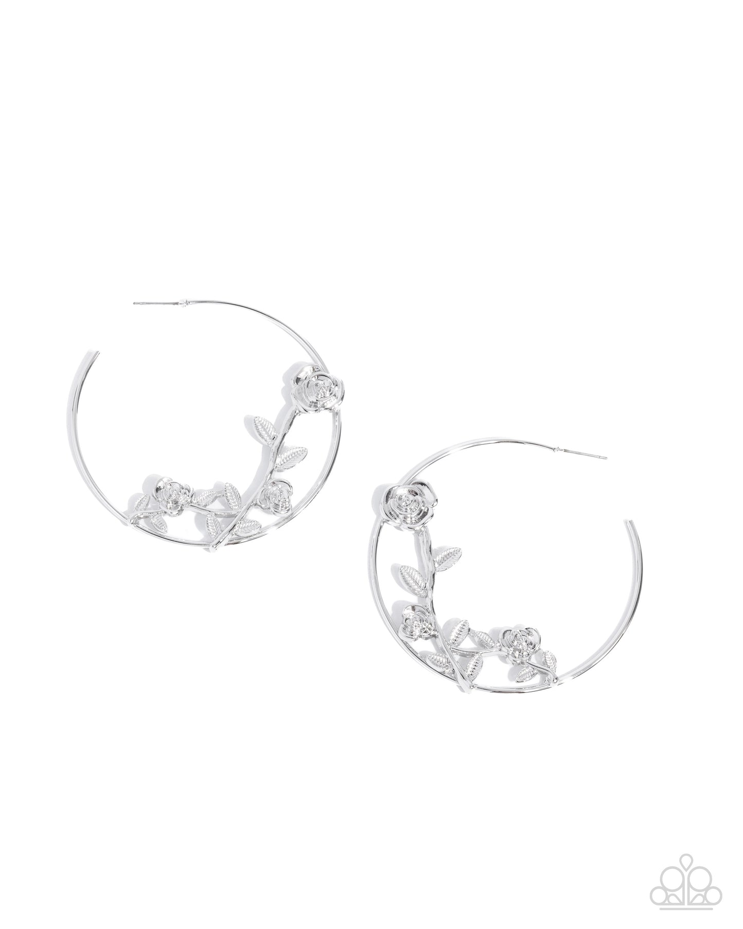 A Finishing Touch Blooming Benefit - Silver Hoop Earrings