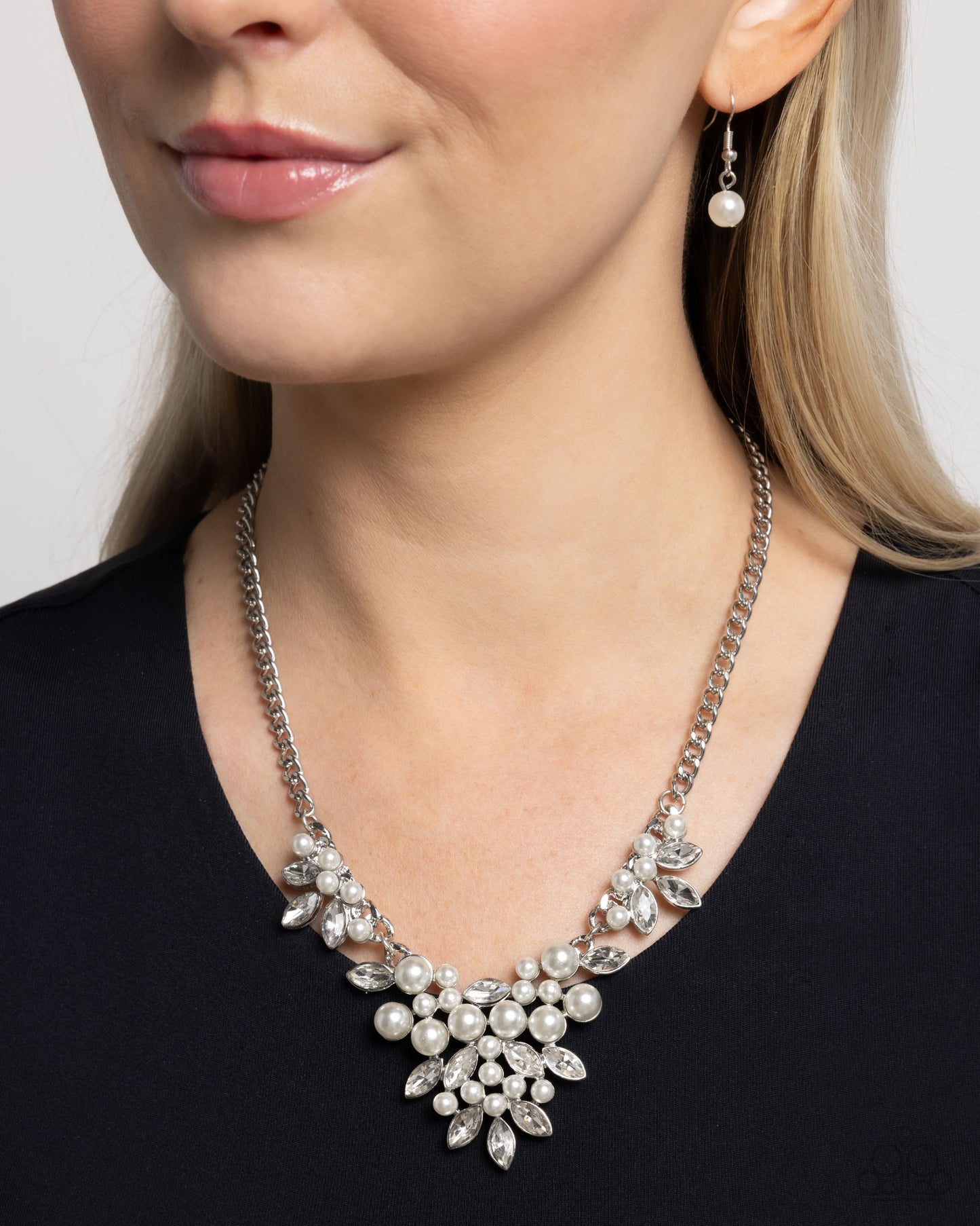 A Finishing Touch Fresh Facets - White Necklace