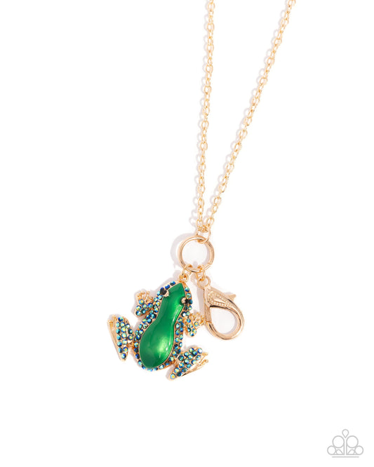 A Finishing Touch Tree Frog - Gold Necklace