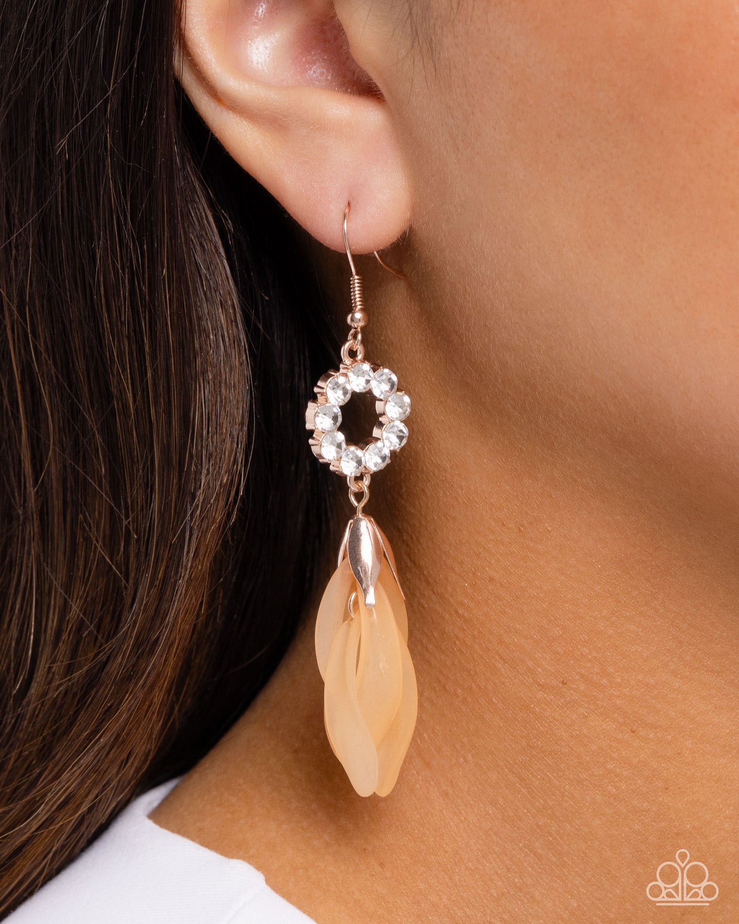 A Finishing Touch Profuse Petals - Rose Gold Earrings