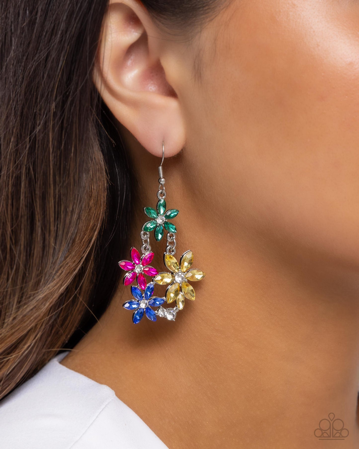 A Finishing Touch Floral Founder - Multi Earrings