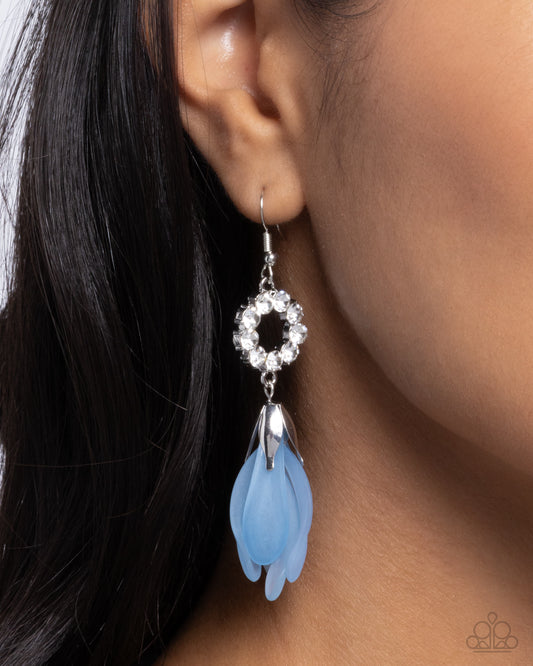 A Finishing Touch Profuse Petals - Blue Earrings