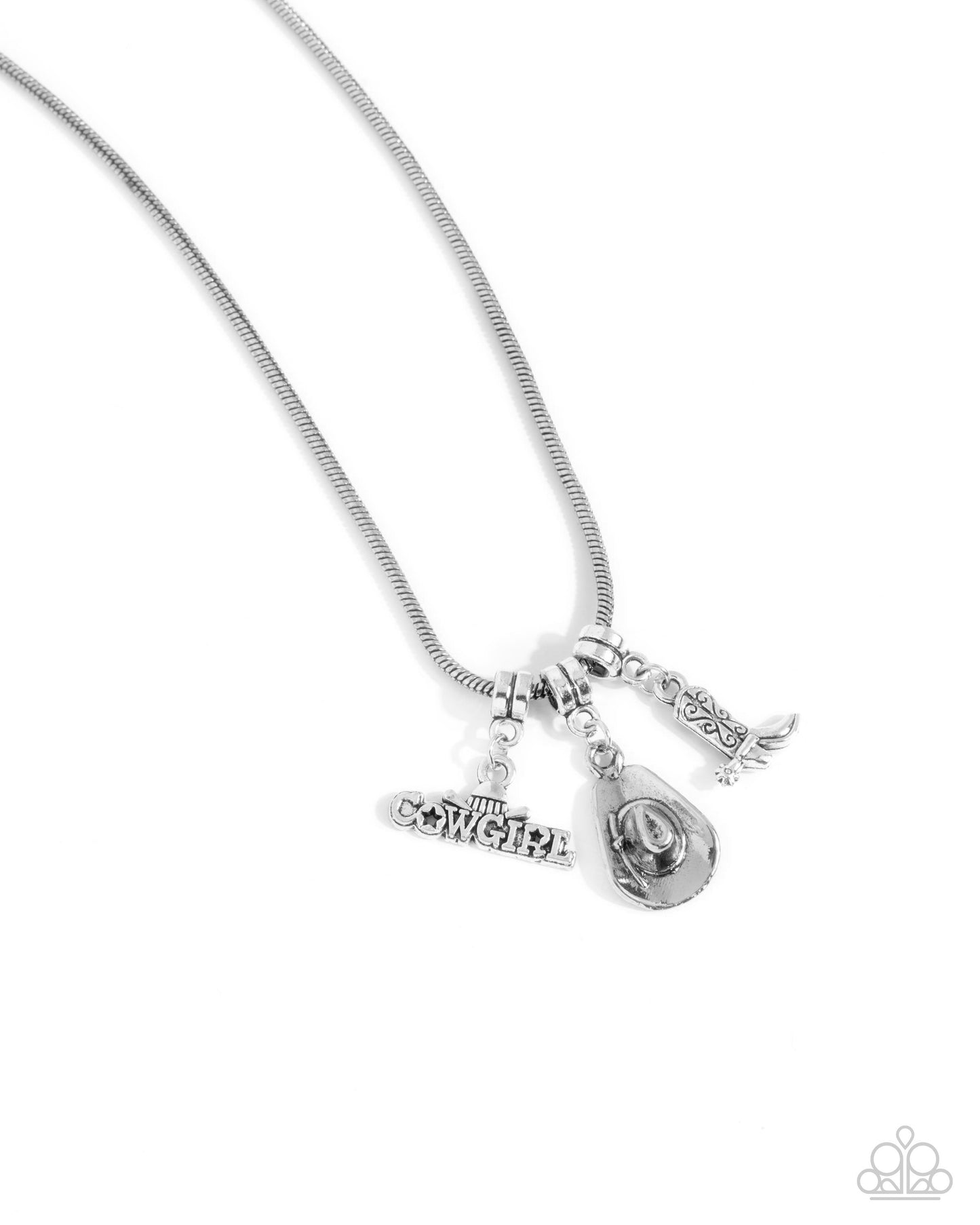 A Finishing Touch Boy Meets COWGIRL - Silver Necklace