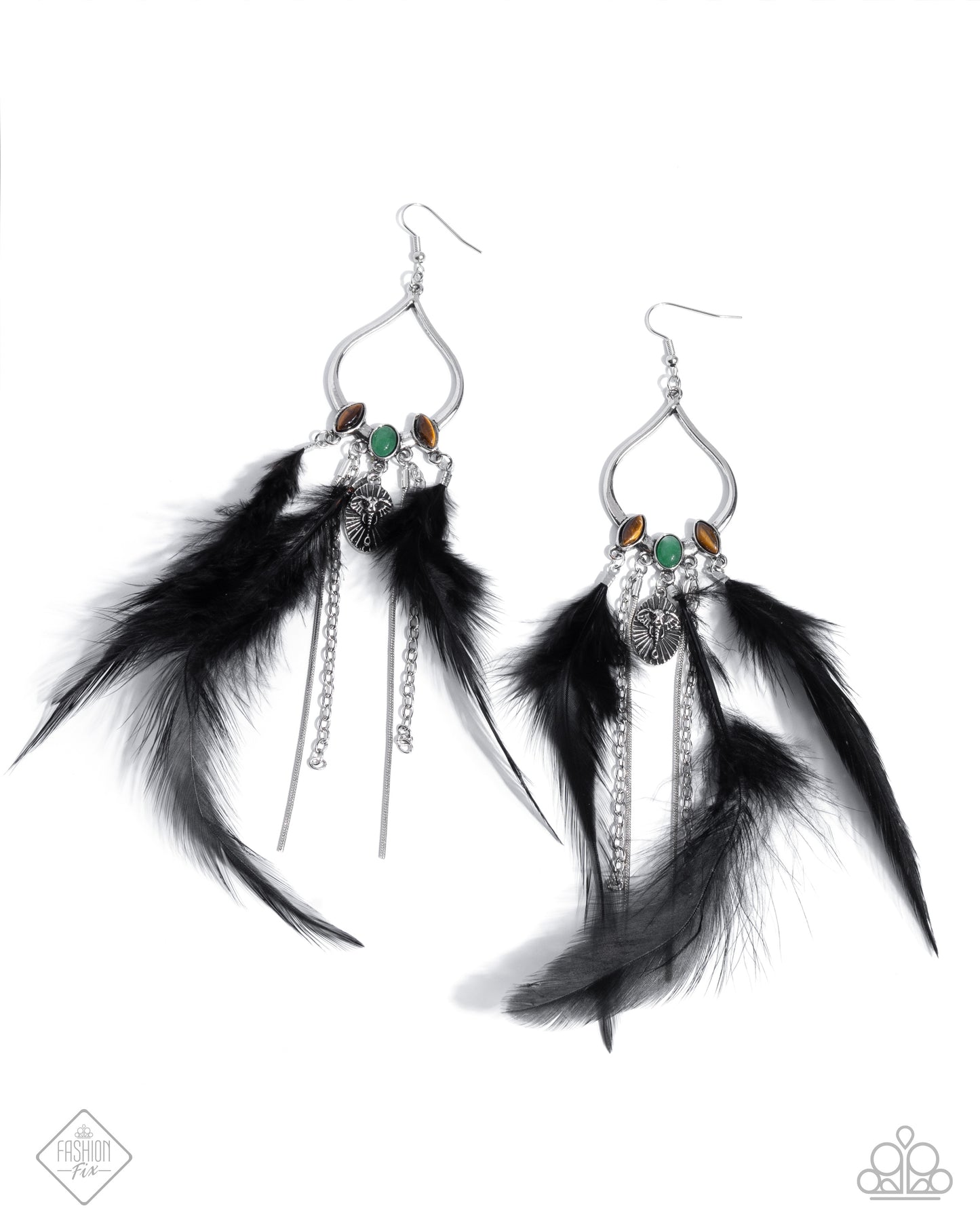 A Finishing Touch Living on the Wild Side - Multi Earrings