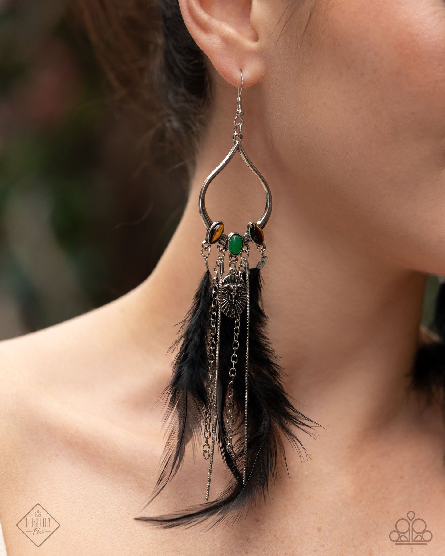 A Finishing Touch Living on the Wild Side - Multi Earrings