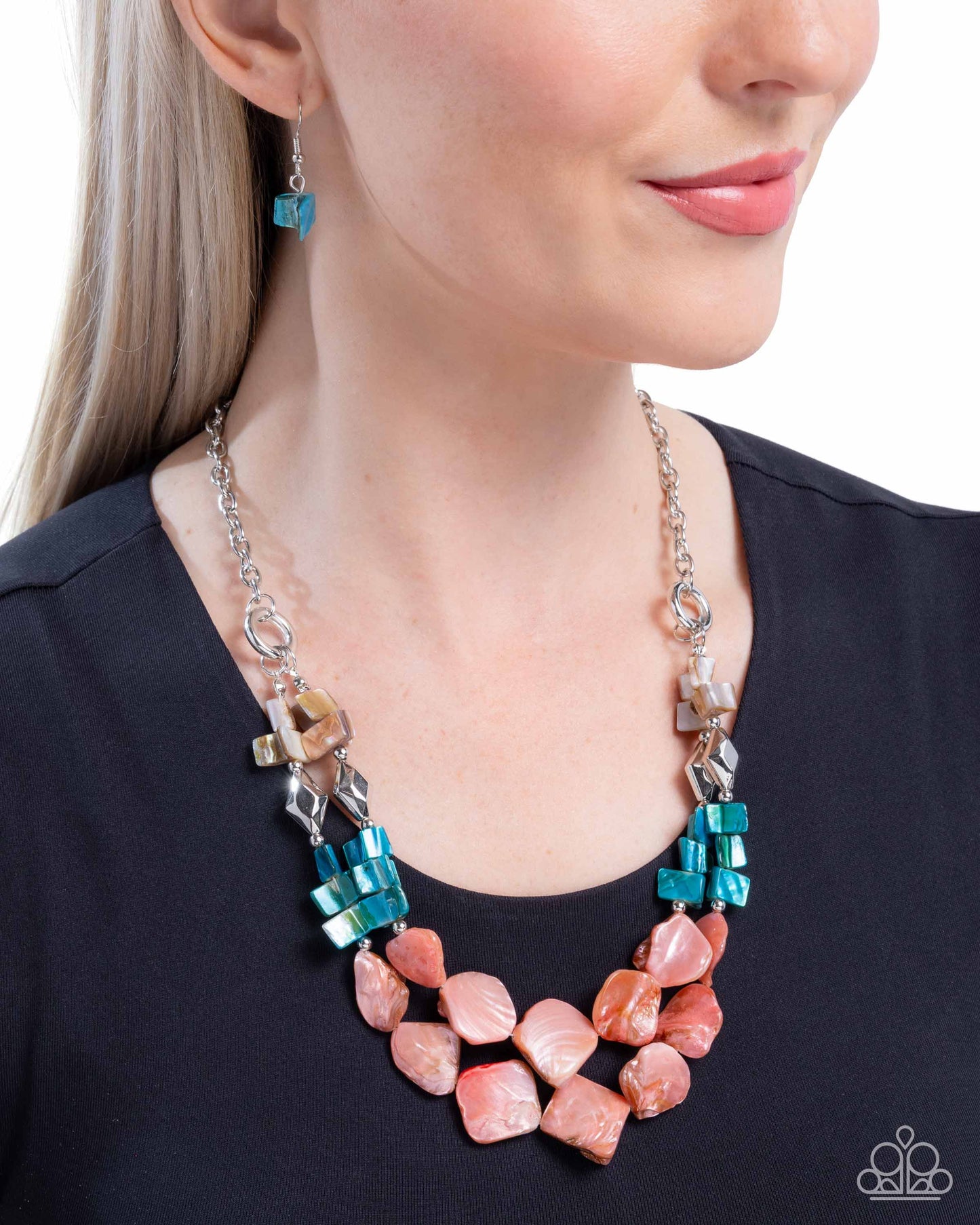 A Finishing Touch Eclectic Example - Orange Necklace
