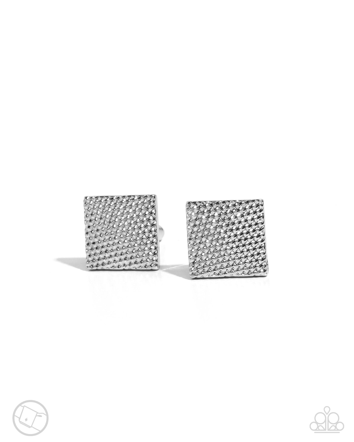 A Finishing Touch Shimmery Strength - Silver Cuff Link