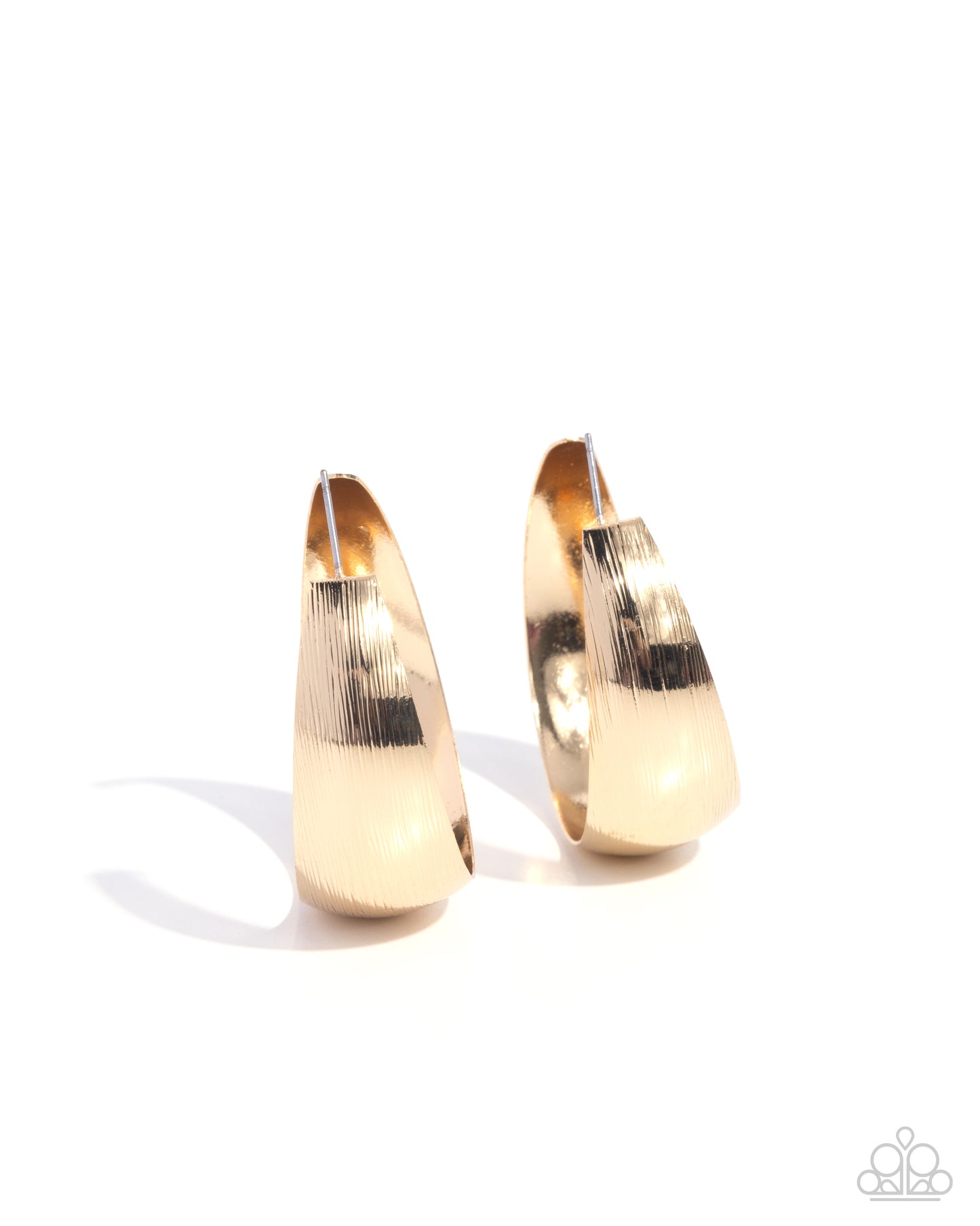 A Finishing Touch Subtle Sheen - Gold Earrings