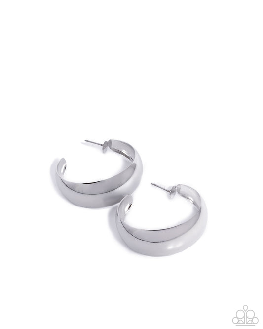 A Finishing Touch Hammered Heritage - Silver Earrings