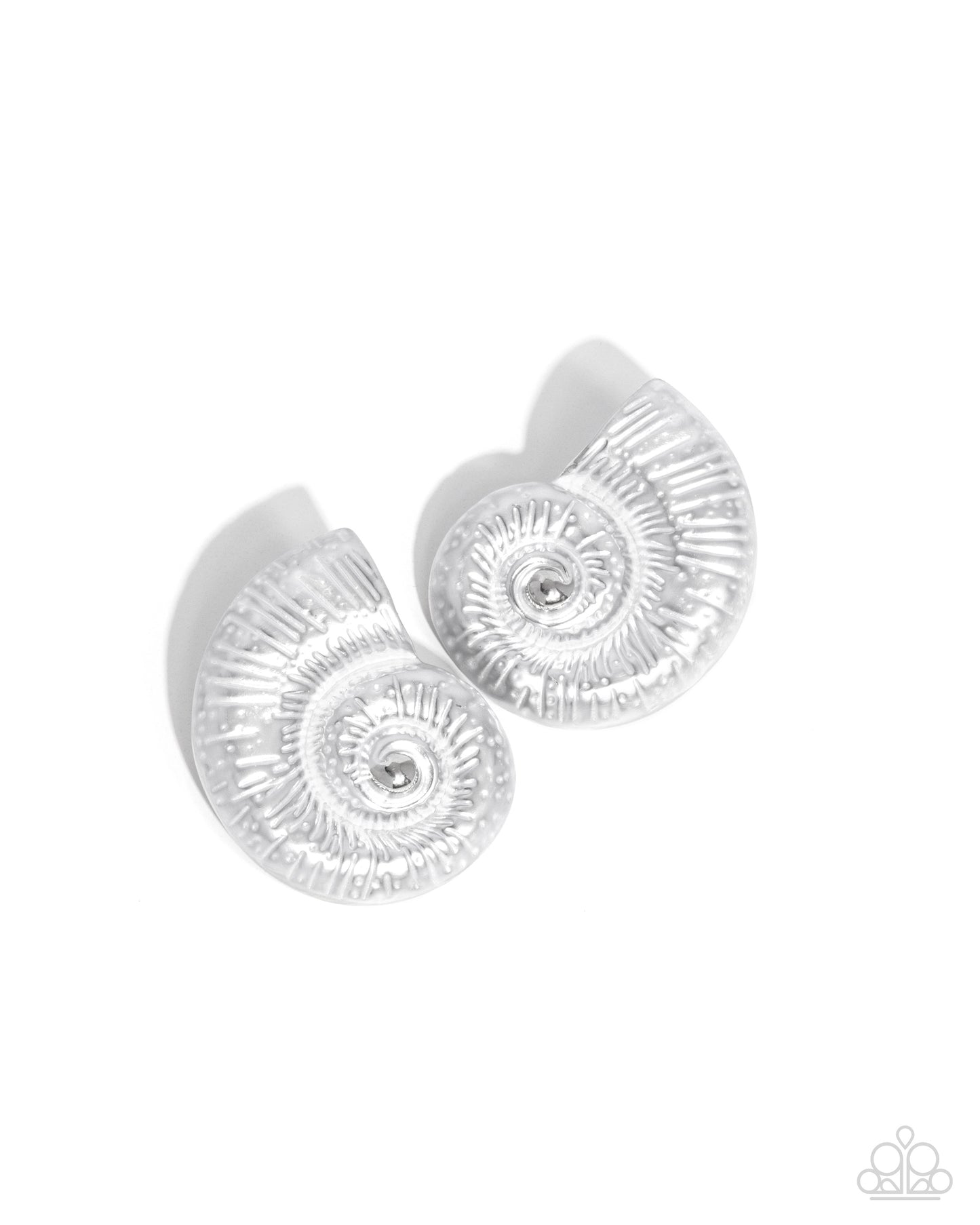 A Finishing Touch Chill Conch - White Earrings