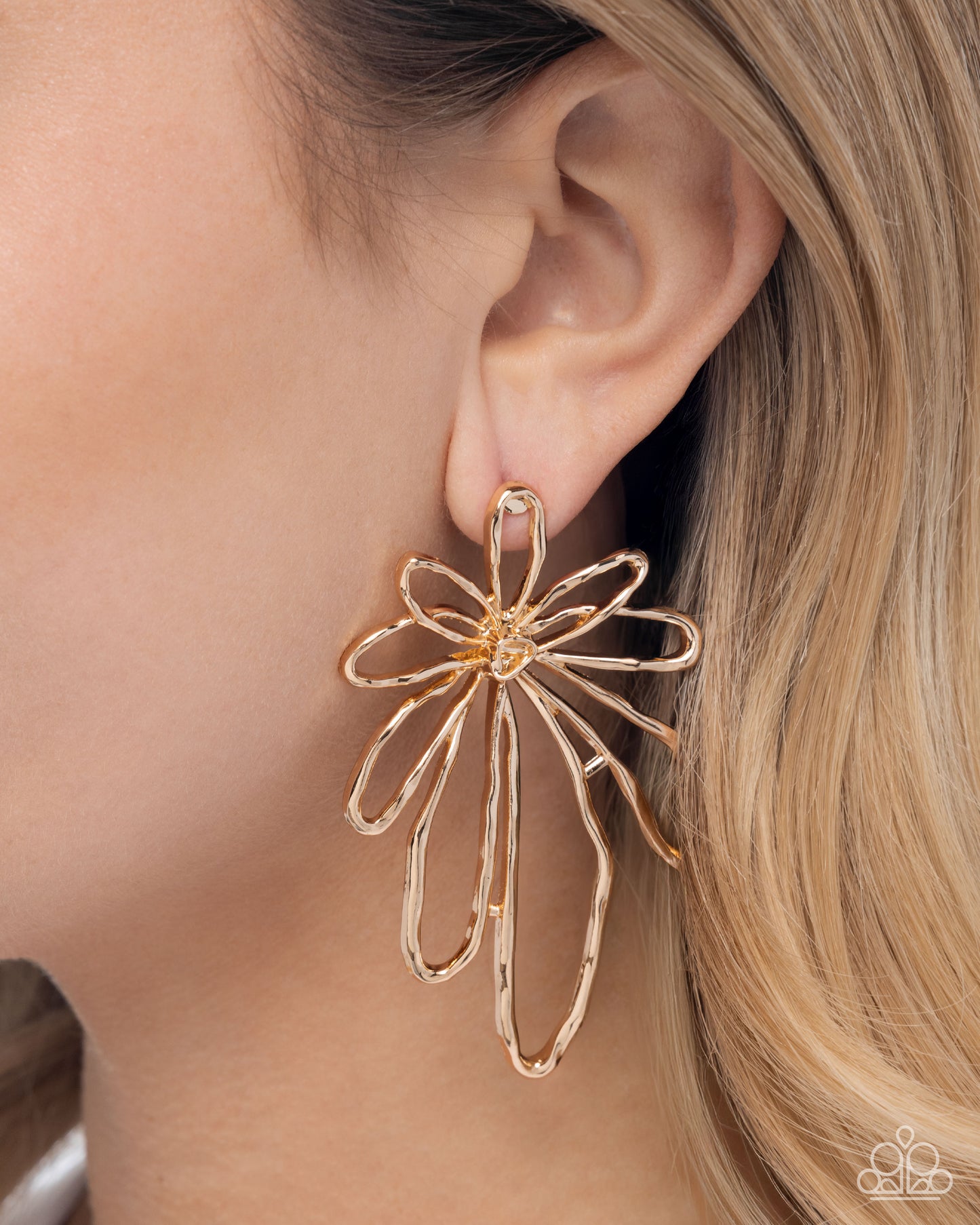 A Finishing Touch Growing Garden - Gold Flower Earrings