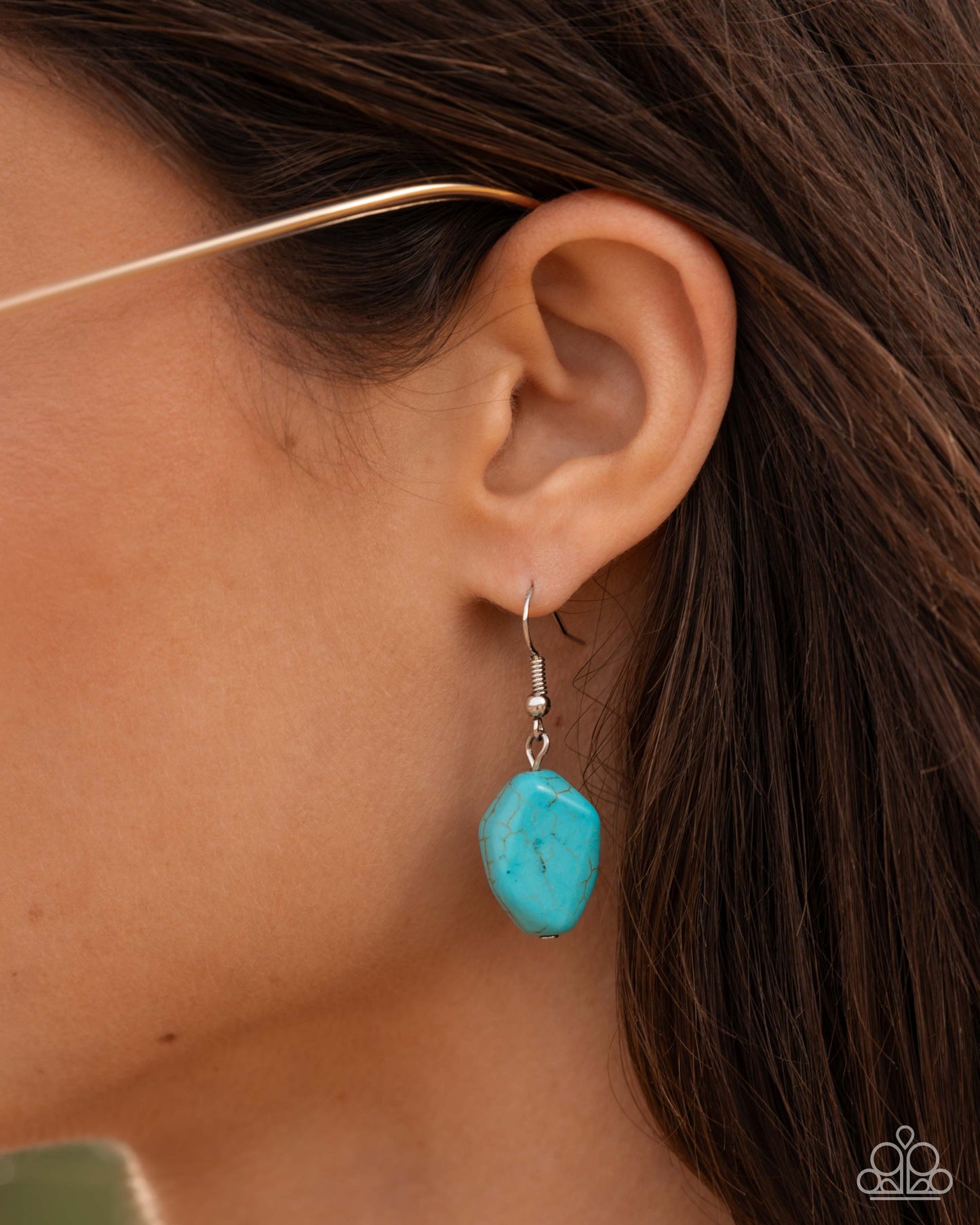 A Finishing Touch Pendant Passage - Blue Necklace