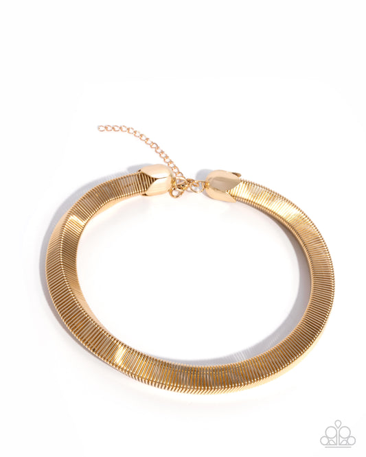 A Finishing Touch Sleek Suite - Gold Necklace