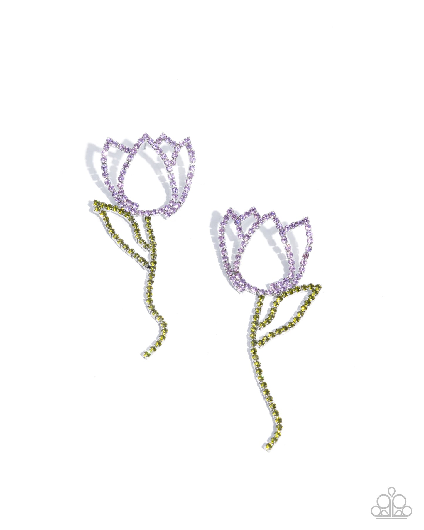 A Finishing Touch Tulip Transcendence - Purple Earrings